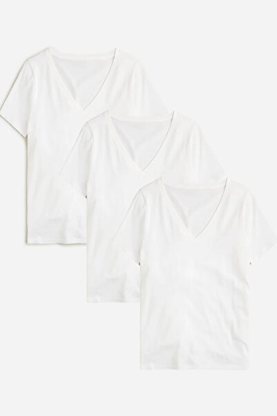 Superlife Tricou obișnuit pentru femei cu decolteu în V SPR24TSK45-3