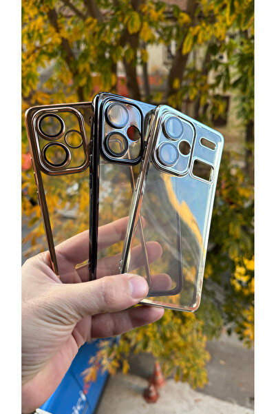 Rivor Xiaomi Redmi Note 13 Pro Plus+ 5G Kılıf Kamera Korumalı Kenarlar Renkli Logo Gösteren Parlak Kapak