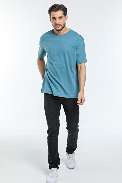 Superlife Men's Crew Neck Oversize Fit T-Shirt Spr21y30