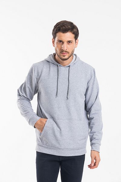 Superlife Ανδρικό φούτερ με κουκούλα Superlife Regular Fit Thin Spr 20k55