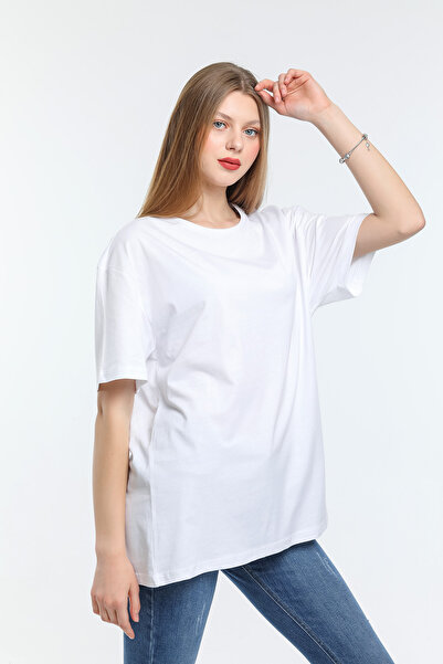 Superlife Superlife Γυναικείο T-Shirt με λαιμόκοψη Oversize Spr21yk30