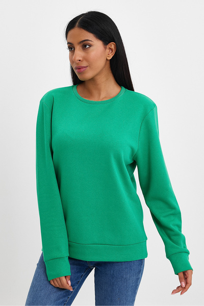 Superlife Γυναικείο φούτερ με λαιμόκοψη ποδηλατικού τύπου, άνετο και χοντρό, με 3 σκέλη εσωτερικά με φλις SPR24SWK36