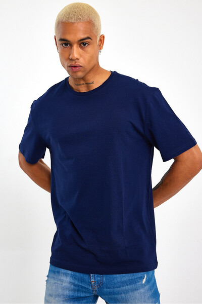 Superlife Ανδρικό T-Shirt με λαιμόκοψη υπερμεγέθης Spr21y30