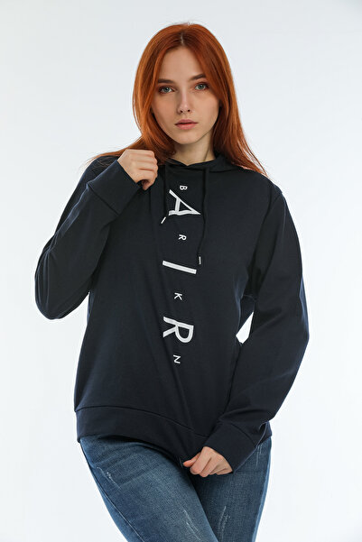 Superlife Γυναικείο φούτερ με κουκούλα Air Printed Oversize - SPR22SWK162