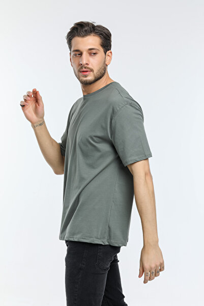 Superlife Ανδρικό T-Shirt με λαιμόκοψη υπερμεγέθης Spr21y30