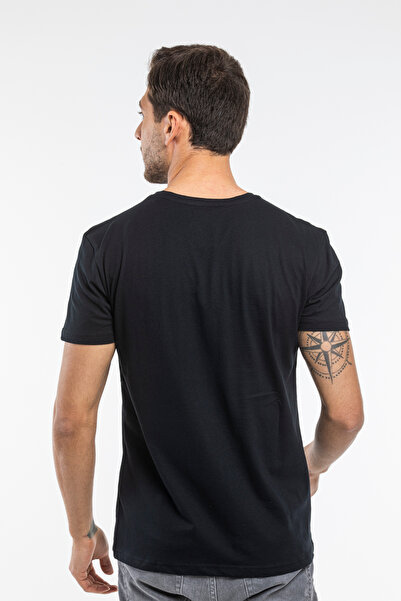 Superlife Ανδρικό T-shirt με λαιμόκοψη Brooklyn City με στάμπα Spr 253