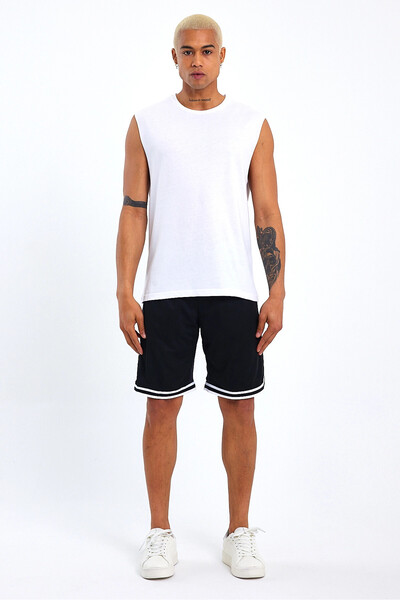 Superlife Süperlife Erkek Bisiklet Yaka Standart &Regular Kalıp Tişort SPR21Y03