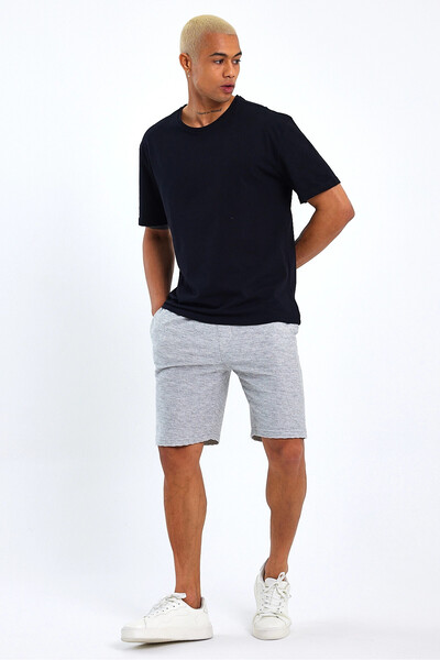 Superlife Superlife Men's Regular Fit Ottoman Fabric Shorts Spr23Sr320