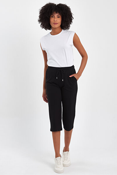 Superlife Pantaloni scurți elastici cu talie de buzunar clasici pentru femei Superlife Spr24ks390