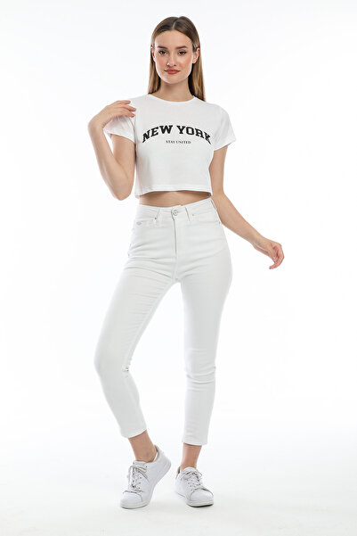 Superlife Γυναικείο T-Shirt New York Printed Spr21y15