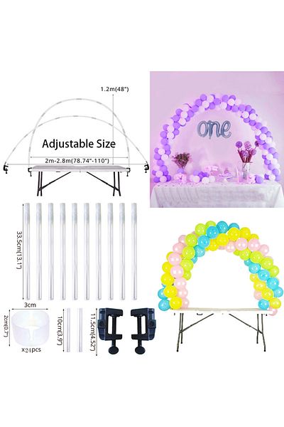Choice other 1set 1set Table Balloon Arch Kit Ballon Column Stand Wedding Birthday Party Decorations Baby S