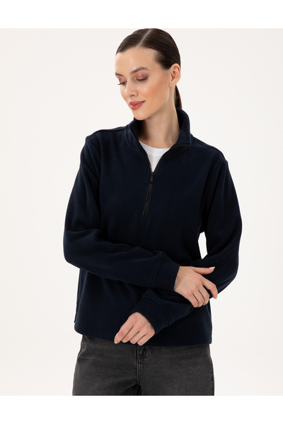 Pierre Cardin Lacivert Oversize Polar Sweatshirt 50300846-VR033