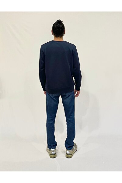 Superlife Men's Crew Neck Comfortable Fit 3 Thread Thick W.Brooklyn Printed Sweatshirt Spr24Sw31