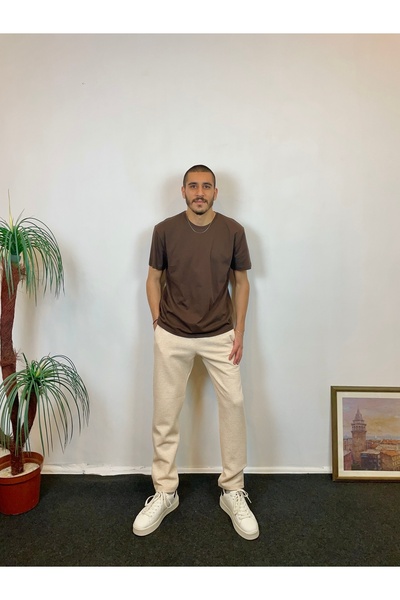 Superlife Ανδρικό παντελόνι με κανονική εφαρμογή SPR24EA83