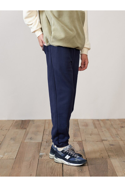 Superlife Unisex ελαστικό στη μέση και τα πόδια λεπτό παντελόνι φούτερ SPR24UEA82