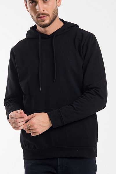 Superlife Superlife Мъжки тънък суичър с качулка Regular Fit Spr 20k55