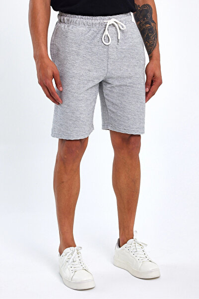 Superlife Superlife Men's Regular Fit Ottoman Fabric Shorts Spr23Sr320