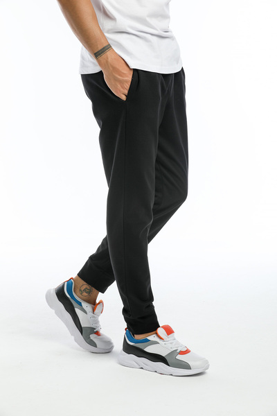 Superlife Ανδρικό παντελόνι με κέντημα Brooklyn με κανονική εφαρμογή Spr151