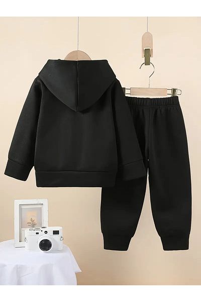 THEKONT Brooklyn Printed Unisex Hooded Cotton Tracksuit Set