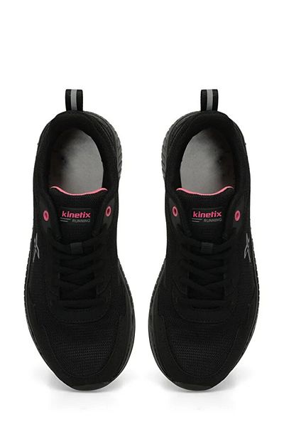 Kinetix NANCY TX W 4FX Lace-Up Light Sole Women's Sneakers BLACK Fuchsia