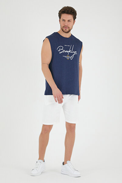 Superlife Суперлайф Чоловічий велосипедний комір Regular Fit Brooklyn Футболка з принтом SPR22TS115