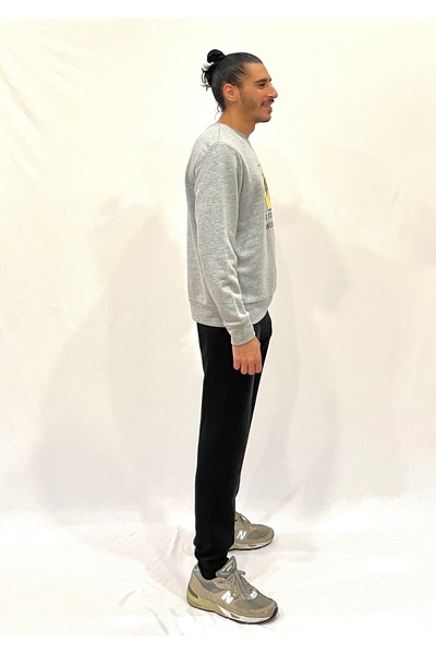 Superlife Men's Crew Neck Comfortable Fit 3 Thread Thick N Printed Sweatshirt Spr24Sw25