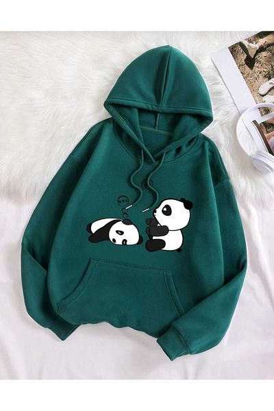 KOZİA OUTDOORS Oversize Unisex Sweatshirt with Hood