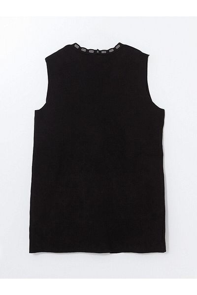 LC Waikiki Lcw Grace V-Neck Patterned Women's Knitwear Vest