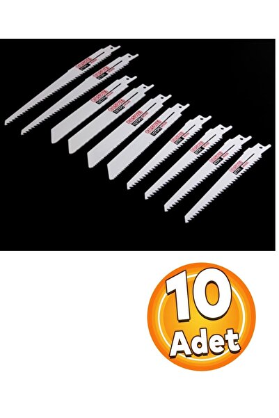 Depolife Tilki Kuyruğu Testere Seti 10 Parçalı Kılıç Testere Bıçağı Pistonlu ...