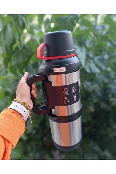 TACCO Termos  4 litre  premium  pto paslanmaz çelik  48  saat sıcak soğuk  çi...