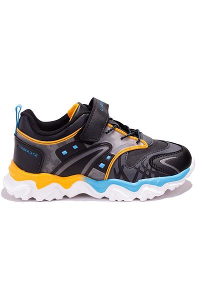 lumberjack Boy's Orthopedic Daily Sports Shoes - Albena Black Orange