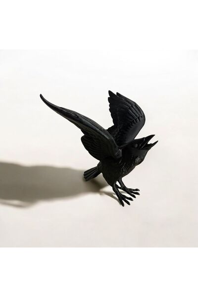Dekor 3d Karga - Kuzgun Biblo 1 Adet
