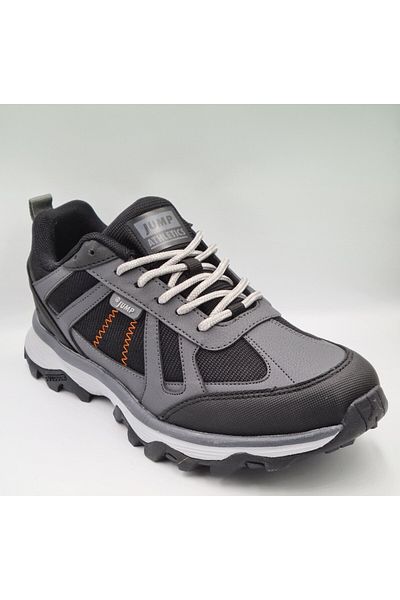 Jump 30518 Black Gray Anatomical Inner Taan Men's Outdoor Sports Shoes