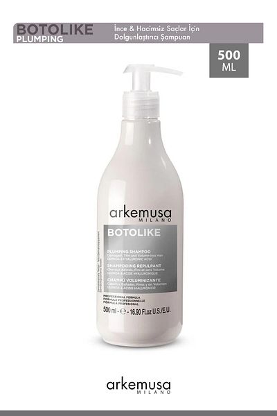 Arkemusa Plumping Shampoo - Plumping Shampoo for Thin and Volumeless Hair 500 ml