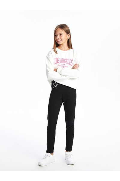 LC Waikiki Girls' Tights with Elastic Waist