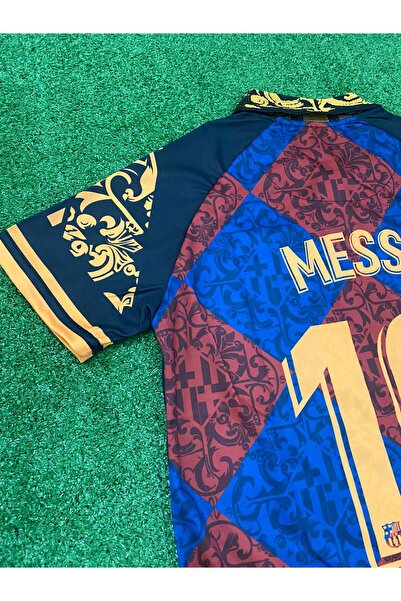 Lion Spor Φκ. Πολύχρωμη φανέλα B.a.r.c.e.l.o.n.a Lionel Messi 2025 Season Custom Nostalgia Jersey