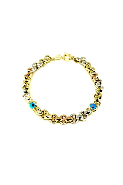 Altınaşkı Nazar Boncuklu Altın Bileklik