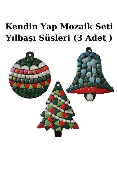 Zen Mozaik ZEN MOZAİK Kendin Yap Mozaik Yılbaşı Süsleri Seti - Yılbaşı ağacın...