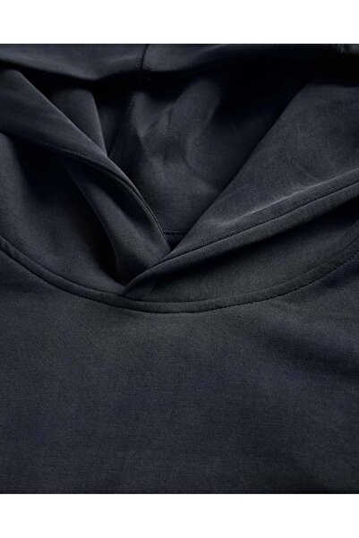 SKECHERS M Soft Touch Hoodie Sweatshirt S242156 Erkek Kapüşonlu Sweatshirt Siyah