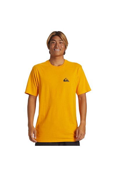 Quiksilver Qs Comp Logo Dna Men's Yellow T-Shirt Men T-Shirt Aqyzt09600
