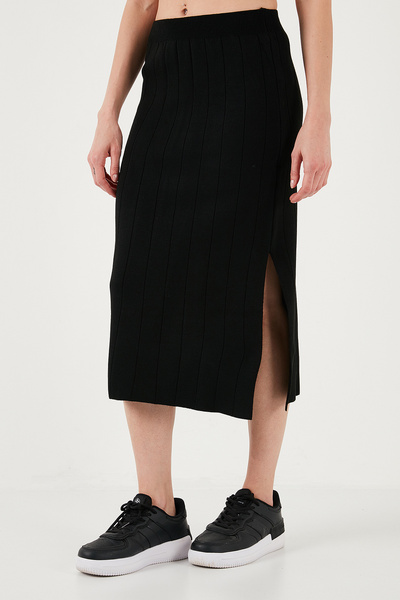 Fashion Friends Спідниця з трикотажу, середньої довжини, з фітсом та розрізом, Regular Fit ETEK 24K0229K1