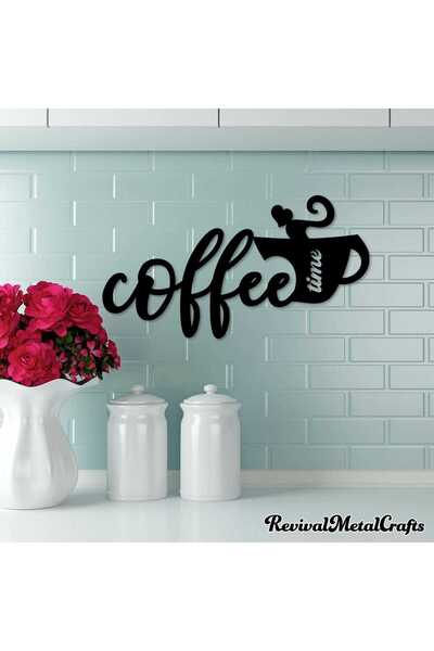 MODAT Dekoratif Coffee Bar Ahşap Duvar Yazısı Kahve Köşesi Duvar Süsü