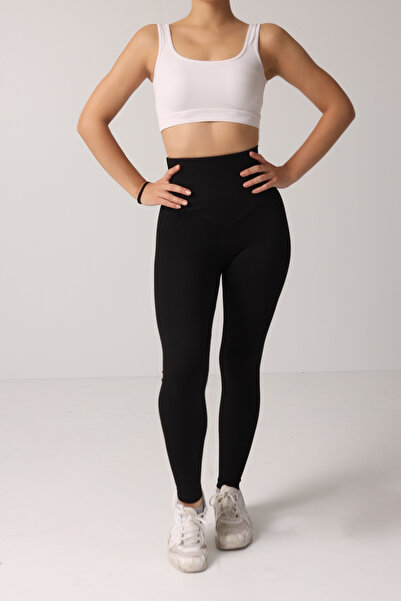 Angelsuits Angel's Fit Black Yüksek Bel Spor Tayt