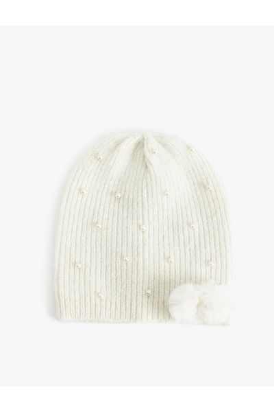 Koton Πλεκτό Beanie - Λεπτομέρεια με χάντρες