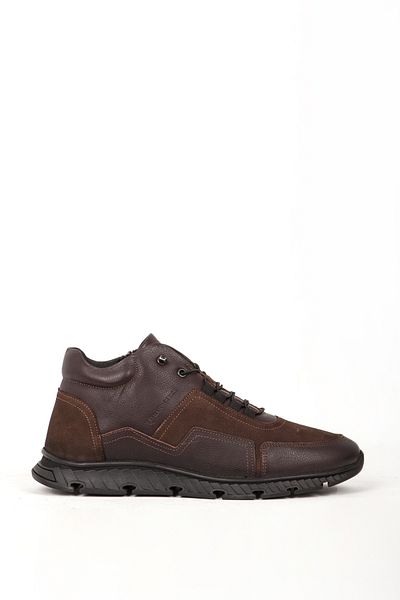 Hammer Jack Ανδρικά Lace-Up Comfort Casual Boots Real Leather 20625m Καφέ