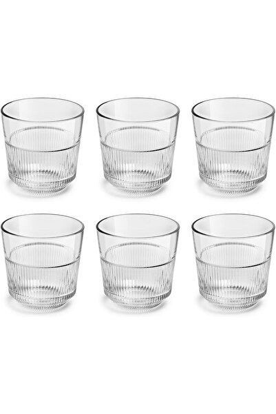 Royal Leerdam طقم أكواب رايو روكس 6 قطع سعة 270 مل