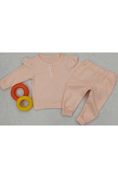 MİNİCEY BABY Baby Girl Long Sleeve 2 Piece Set