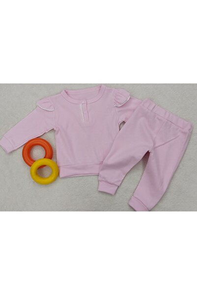 MİNİCEY BABY Baby Girl Long Sleeve 2 Piece Set