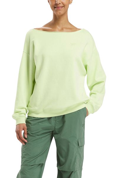 Reebok Hanorac pentru femei WDE FLEECE COVERUP A LIME