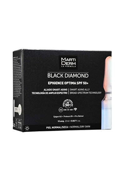 Martiderm Black Diamond Epigence Optima Ampullen Für Normal Trockene Haut Spf...